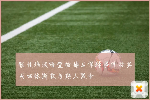 张佳玮谈哈登被捕后保释事件称其或回休斯敦与熟人聚会